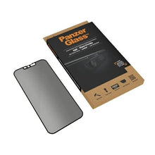 Заредете изображение във визуализатора на галерията – PanzerGlass E2E Microfracture Antibacterial Privacy Glass with Camera Protector for iPhone 13 Pro Max - With Black Frame
