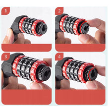 Заредете изображение във визуализатора на галерията – Rockbros RKS507-1BK bicycle lock with combination 1.8 m - black
