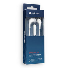 Заредете изображение във визуализатора на галерията – Wired earphones jack with mircophone 3,5mm MOTOROLA Ear Buds 2-s white
