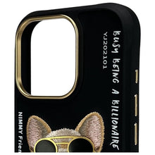 Заредете изображение във визуализатора на галерията – NIMMY case GLASSES COOL DOG for IPHONE 16 Pro Max black
