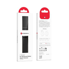 Заредете изображение във визуализатора на галерията – FORCELL F-DESIGN FS11 magnetic stailess steel strap for SAMSUNG Watch 22 mm black
