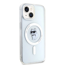 Заредете изображение във визуализатора на галерията – Karl Lagerfeld IML Choupette MagSafe case for iPhone 14 / 15 / 13 - transparent
