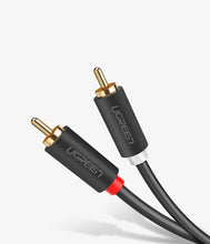 Заредете изображение във визуализатора на галерията – Ugreen AV104 10518 audio cable 2RCA (male) / 2RCA (male) 2m - gray
