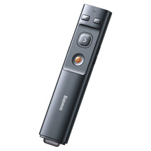 Заредете изображение във визуализатора на галерията – Baseus Orange Dot AI laser pointer with automatic voice transcription, two lasers - gray
