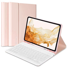 Заредете изображение във визуализатора на галерията – Tech-Protect SC Pen + Keyboard case with keyboard for Samsung Galaxy Tab A8 10.5" X200 / X205 - pink
