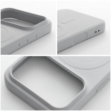Заредете изображение във визуализатора на галерията – Case for iPhone 18 Pro / 17 Pro Silicone Mag Cover compatible with MagSafe (big hole) silver
