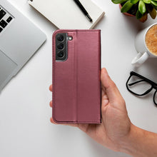 Заредете изображение във визуализатора на галерията – Flip case for Samsung S26 FE Smart Magneto burgundy
