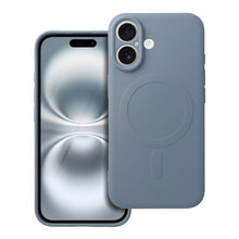 Заредете изображение във визуализатора на галерията – SILICONE MAG COVER case compatible with MagSafe for SAMSUNG S25 Edge light blue
