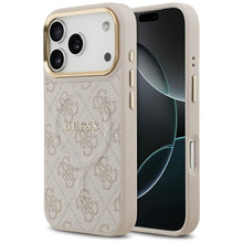 Заредете изображение във визуализатора на галерията – GUESS case for IPHONE 17 Pro compatible with MagSafe GUHMP17LP4MSEGCP (PU 4G W/ Classic) pink
