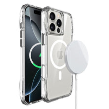 Заредете изображение във визуализатора на галерията – ROAR case SLIM DEFENDER compatible with MagSafe for IPHONE 16 transparent
