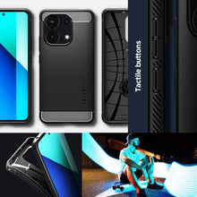 Заредете изображение във визуализатора на галерията – Spigen Rugged Armor case for Xiaomi Redmi Note 13 4G / LTE - matte black
