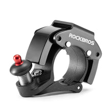 Заредете изображение във визуализатора на галерията – Rockbros 34210006001 C-shaped bicycle bell - black
