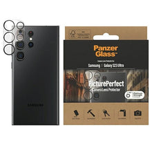 Заредете изображение във визуализатора на галерията – PanzerGlass Picture Perfect camera protection for Samsung Galaxy S23 Ultra
