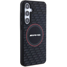 Заредете изображение във визуализатора на галерията – AMG Silicone Carbon Pattern MagSafe case for Samsung Galaxy S24+ - black

