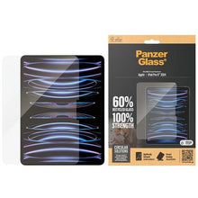 Заредете изображение във визуализатора на галерията – PanzerGlass Ultra-Wide Fit tempered glass for iPad Pro 11" 2024
