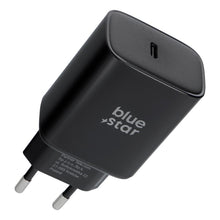 Заредете изображение във визуализатора на галерията – Phone charger Blue Star USB C AVS (iPhone 17Pro/Pro Max) SFC2.0 3A 60W TFB-AVS-60W black
