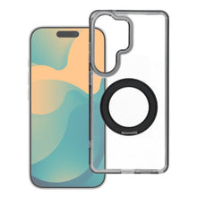 Заредете изображение във визуализатора на галерията – Case for Xiaomi Redmi 17 4G / 5G Frame Circle Stand compatible with MagSafe black
