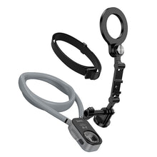 Заредете изображение във визуализатора на галерията – Neck magnetic phone holder Hoco K31 black gray

