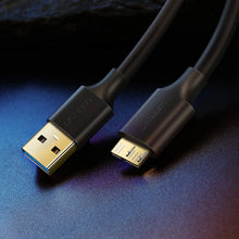 Заредете изображение във визуализатора на галерията – Ugreen US130 10840 USB-A 3.0 - micro USB-B cable 0.5m - black
