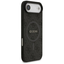 Заредете изображение във визуализатора на галерията – GUESS case for IPHONE 17 Air compatible with MagSafe GUHMP17MG4GFRK (PU 4G Ring Classic Logo) black
