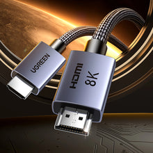 Заредете изображение във визуализатора на галерията – Ugreen HD171 35376 cable with HDMI 2.1 8K connectors certified 5 m - gray
