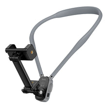 Заредете изображение във визуализатора на галерията – Neck universal phone holder Hoco K30 black gray
