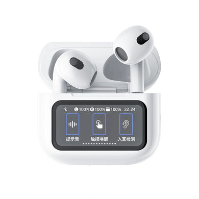 WiWU - TWS Earphones T23 with ANC function and touch screen - white