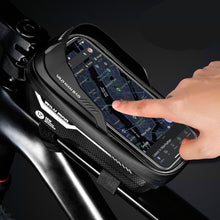 Заредете изображение във визуализатора на галерията – WILDMAN traveling bag for bike frame with zipper 1L (4 &quot;- 7&quot;) ES12 black
