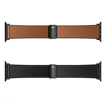 Заредете изображение във визуализатора на галерията – FORCELL F-DESIGN FA21 eco leather strap for APPLE Watch 38 / 40 / 41 mm black
