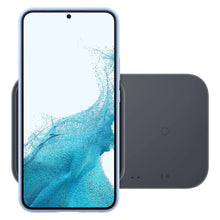 Заредете изображение във визуализатора на галерията – Samsung Duo EP-P5400TBEGEU 15W inductive charger with mains charger and power cable - black
