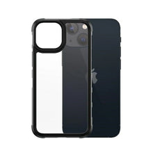 Заредете изображение във визуализатора на галерията – PanzerGlass ClearCase antibacterial Military Grade certified case for iPhone 13 mini - transparent and black
