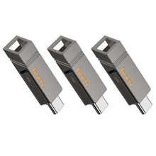 Заредете изображение във визуализатора на галерията – HOCO pendrive USB A + USB C + Type C UD14 64GB USB3.2
