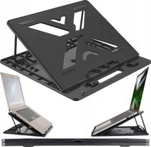 Заредете изображение във визуализатора на галерията – Stand regulated for laptop ART P14 black
