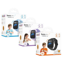 Заредете изображение във визуализатора на галерията – Smartwatch for kids 1,69" 4G GPS with call function Hoco Y108 black
