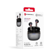 Заредете изображение във визуализатора на галерията – Forcell F-Audio Pulse Air ENC Wireless In-Ear TWS Earbuds black
