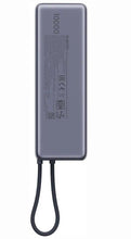 Заредете изображение във визуализатора на галерията – Powerbank Xiaomi 10000 mAh QC PD 165W with built-in cable USB C PB1165MI with LED dispaly gray
