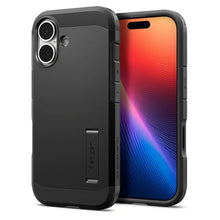 Заредете изображение във визуализатора на галерията – SPIGEN case TOUGH ARMOR MAG compatible with MagSafe for IPHONE 17 black
