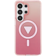 Заредете изображение във визуализатора на галерията – GUESS case for SAMSUNG S26 Ultra GUHMS26LHGTMLCGP (Magnetic IML Gradient Triangle) pink
