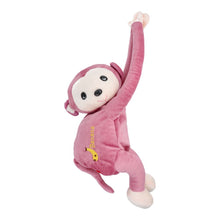 Заредете изображение във визуализатора на галерията – Monkey hanging model tissue box pink
