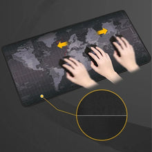 Заредете изображение във визуализатора на галерията – Mouse / keyboard pad &quot;World map&quot; 30 x 80 x 2 mm RC-K-1073 black
