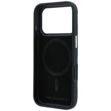 Заредете изображение във визуализатора на галерията – KARL LAGERFELD case for IPHONE 18 Pro/17 Pro compatible with MagSafe (Mono Resin Logo) black
