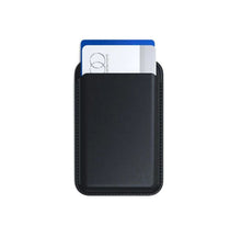 Заредете изображение във визуализатора на галерията – Leather wallet with stand, compatible with MagSafe Satechi Vegan Leather Wallet Stand black
