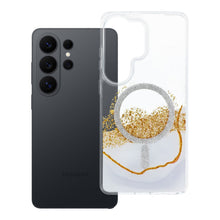 Заредете изображение във визуализатора на галерията – Case for Samsung S26 Ultra Golden compatible with MagSafe white
