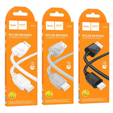 Заредете изображение във визуализатора на галерията – HOCO cable USB A do Type C 3A X113 1 m white
