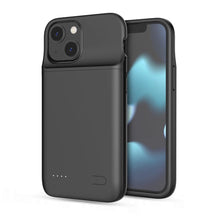 Заредете изображение във визуализатора на галерията – Tech-Protect PowerCase case for iPhone 12 mini / 13 mini with 4700mAh power bank - black
