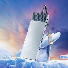 Заредете изображение във визуализатора на галерията – WiWU - HUB 12in1 pro USB3.0x2+USB2.0x2+PD(100W)+USB-C(3.0)+SD/TF(2.0)+HDMIx2(4K30HZ)+VGA (1080P)+LAN (Gigabit)
