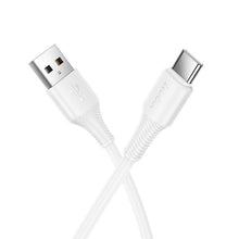 Заредете изображение във визуализатора на галерията – Cable USB A to USB C Hoco 3A 1 m X120 white
