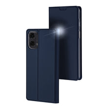 Заредете изображение във визуализатора на галерията – Dux Ducis Skin Pro case with flap and card slot for Motorola Moto G04/G24/G24 Power - blue
