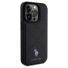 Заредете изображение във визуализатора на галерията – US Polo Assn. Case Yoke Pattern for iPhone 15 Pro Max - black
