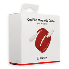 Заредете изображение във визуализатора на галерията – Original magnetic cabel USB-C to USB-C 10A OnePlus red

